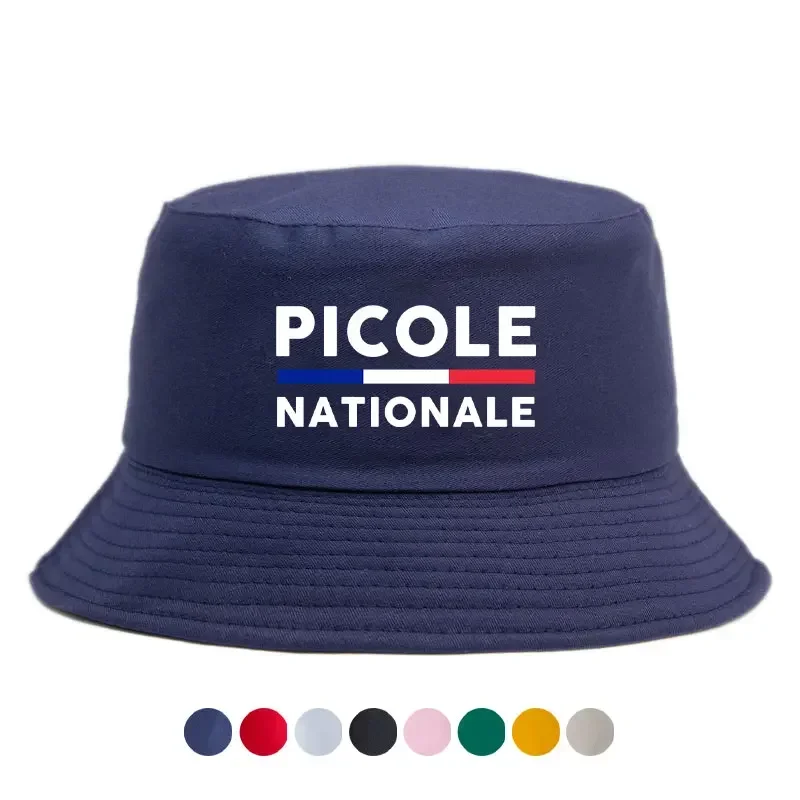 Bucket Hat Embroidered - Summer Picole Nationale Bob Man Reversible
