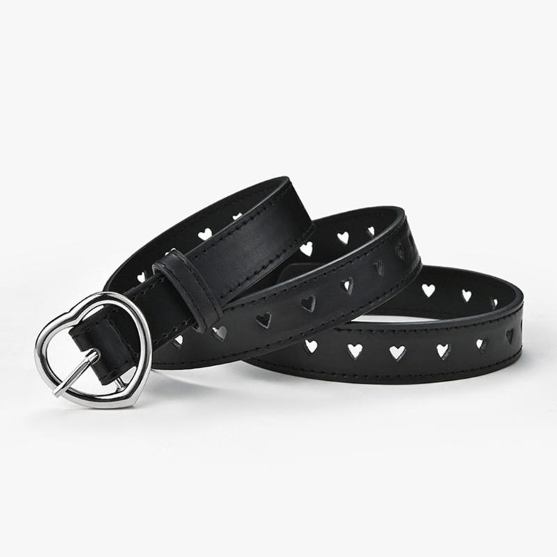 Street Fashion Reference - 652F Girls Hallow Heart Waist Belt