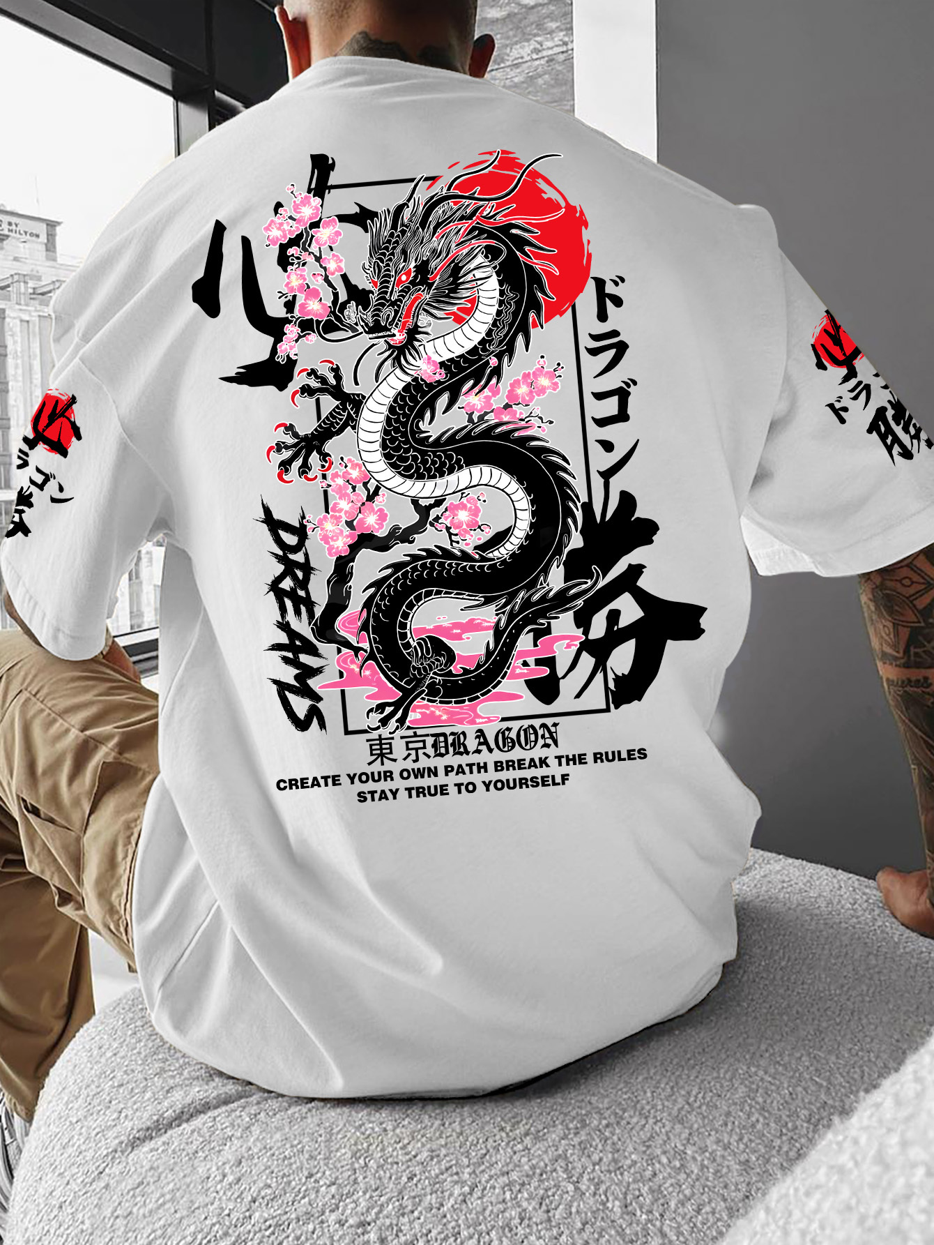 Street Fashion In Tokyo - New Men Summer T-shirt Street Fashion