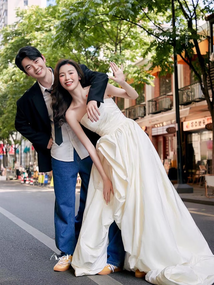 Street Fashion Clothing - Korean Style Denim Young Couple Fashionable
