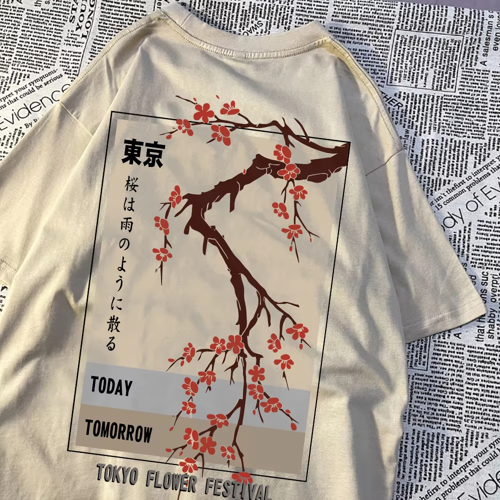 Street Fashion In Tokyo - Today Tomorrow Tokyo Flower Festival T