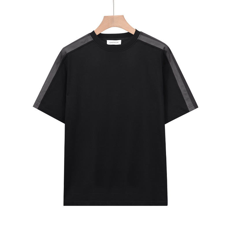Street Fashion Co - American Retro Basic Short Sleeve Casual