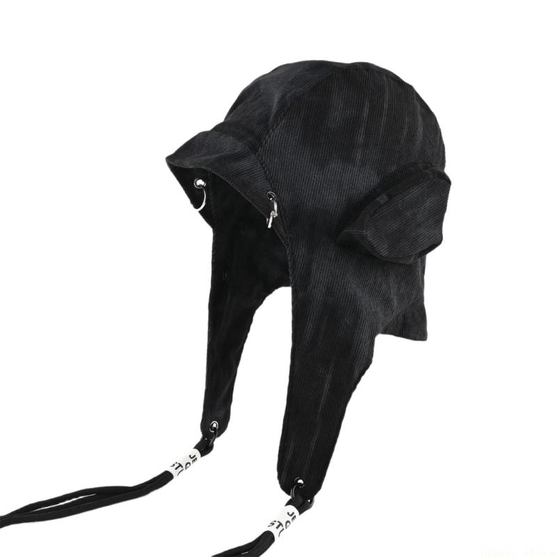 Street Fashion Rings - 31BF Distressed Design Pullover Hat With