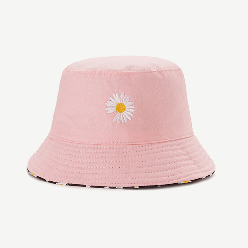 Summer Daisy Double-Sided  Buc - đánh giá và giá Bucket Hat Embroidered