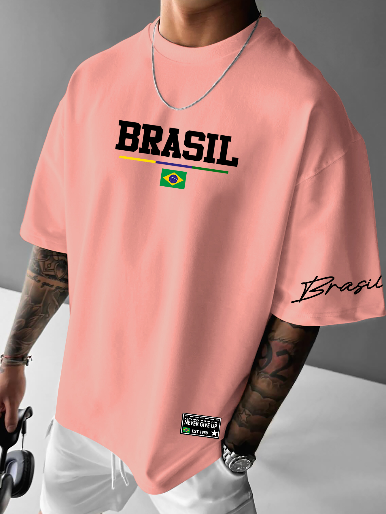 Men's American Retro Brazil Fl - đánh giá và giá Street Fashion Brazil