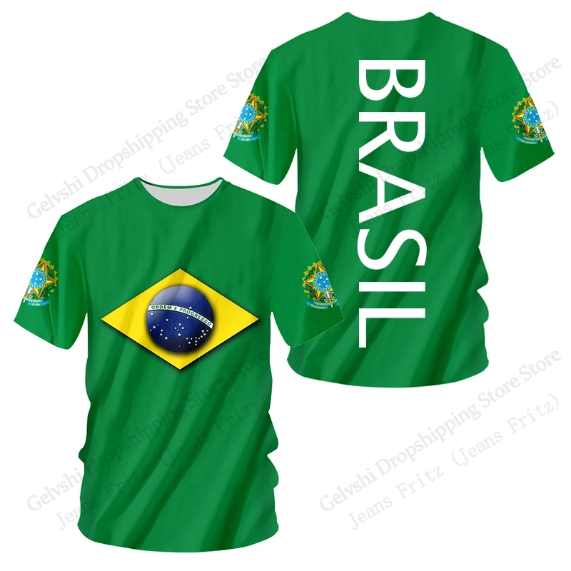 Brazil Letter Mens T-shirt Bra - đánh giá và giá Street Fashion Brazil