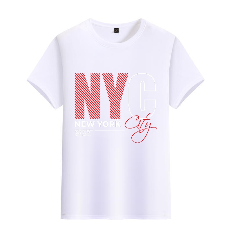 Men's Black Round-Neck Short-S - đánh giá và giá Street Style New York Fashion