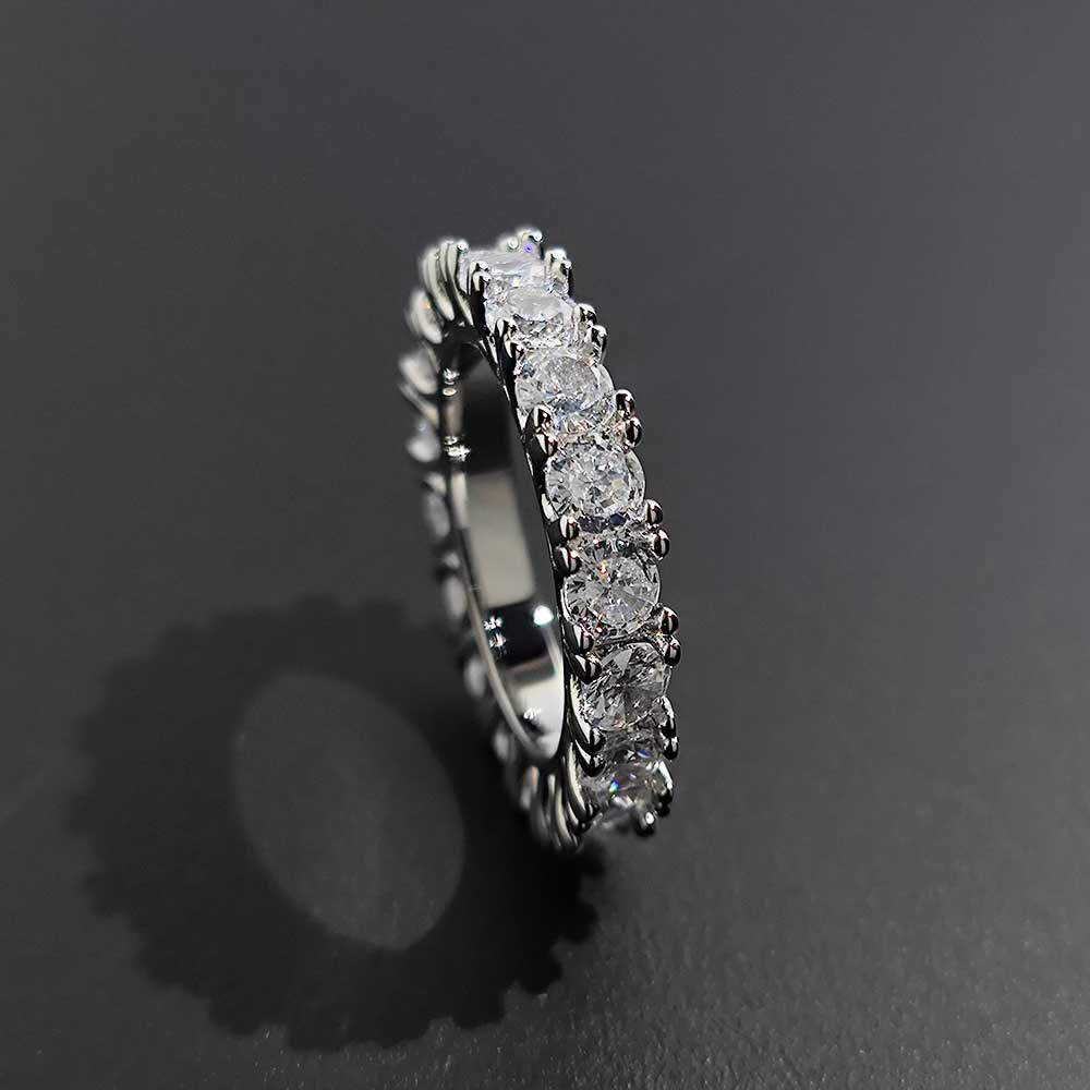 Tennis 4MM Solid Brass Plated  - đánh giá và giá Street Fashion Rings