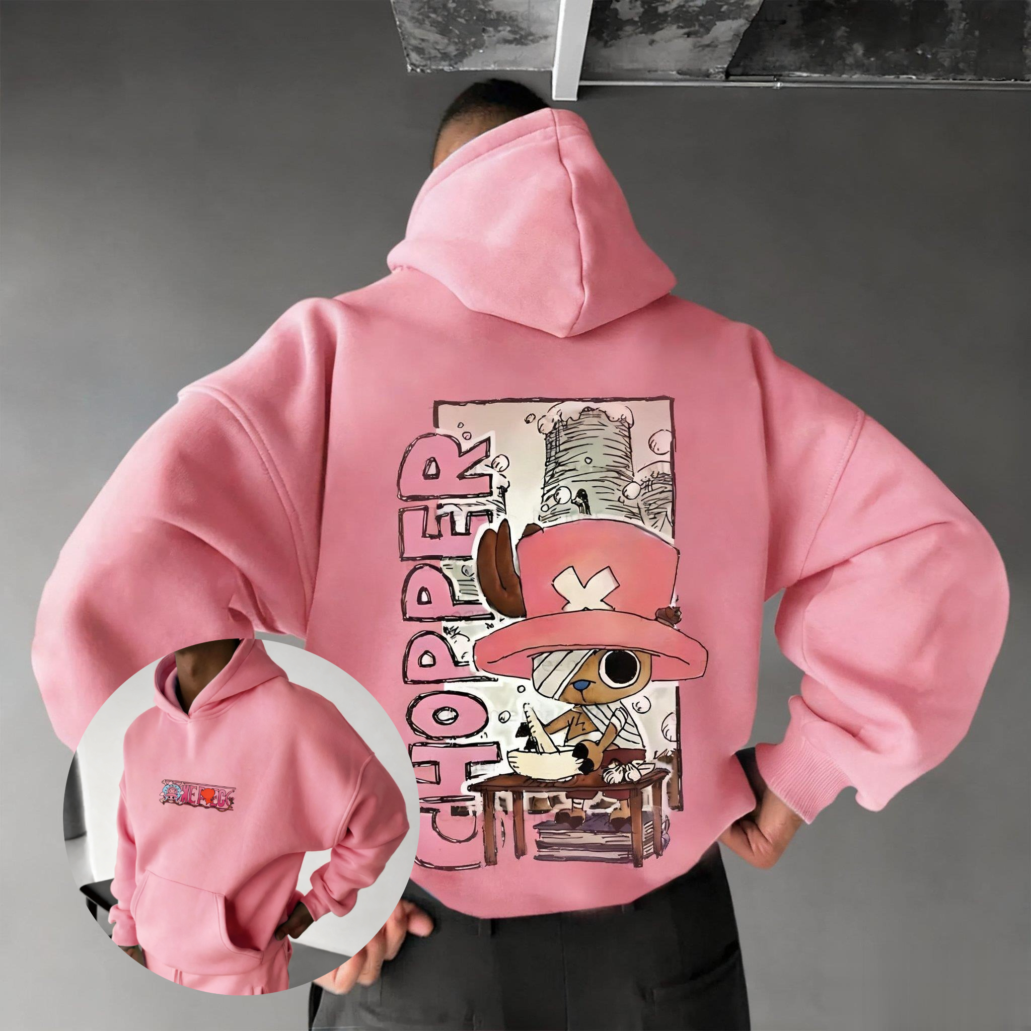 One Piece Chopper Graphic Pull - đánh giá và giá Graphic Hoodie Streetwear