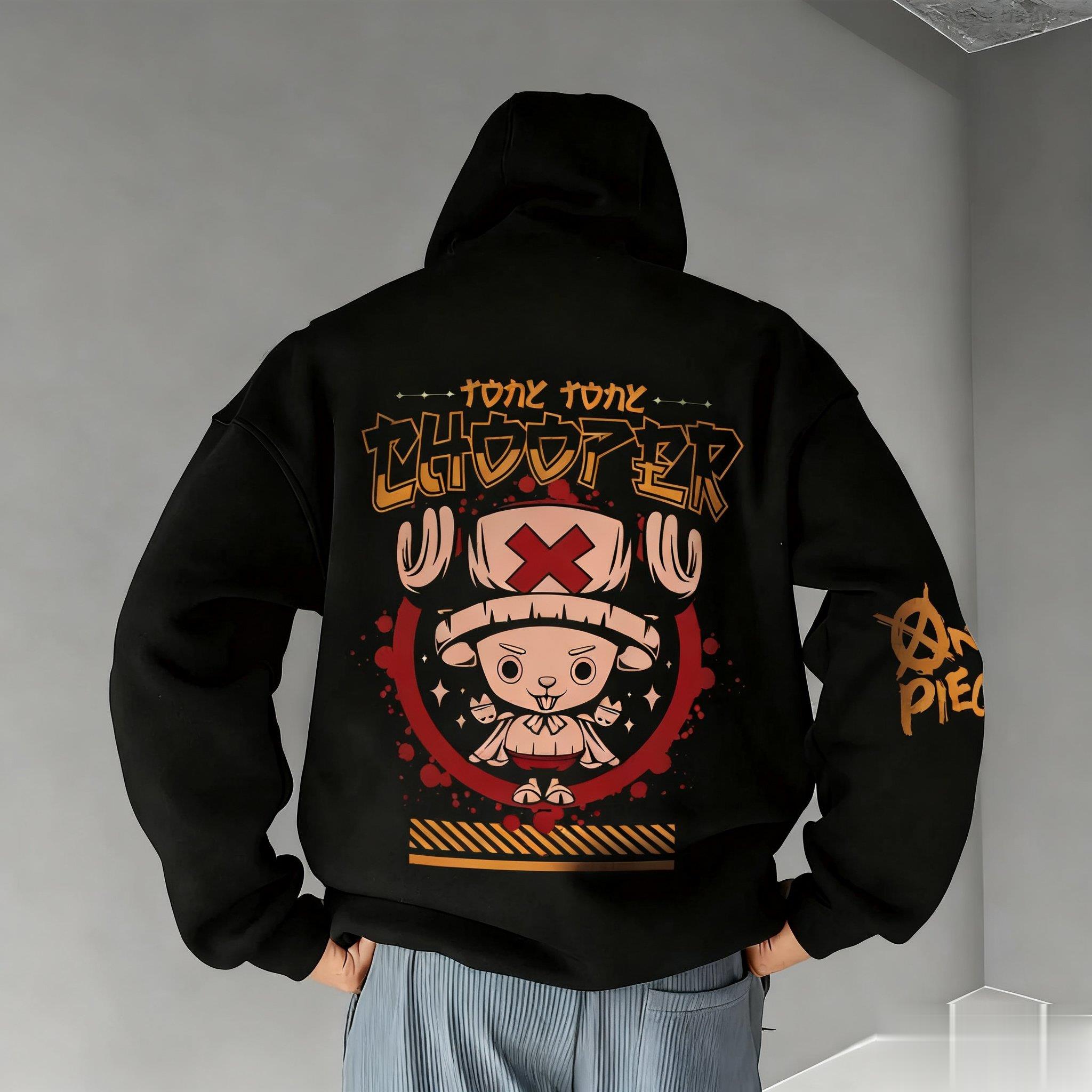 One Piece Chopper Graphic Pull - đánh giá và giá Graphic Hoodie Streetwear