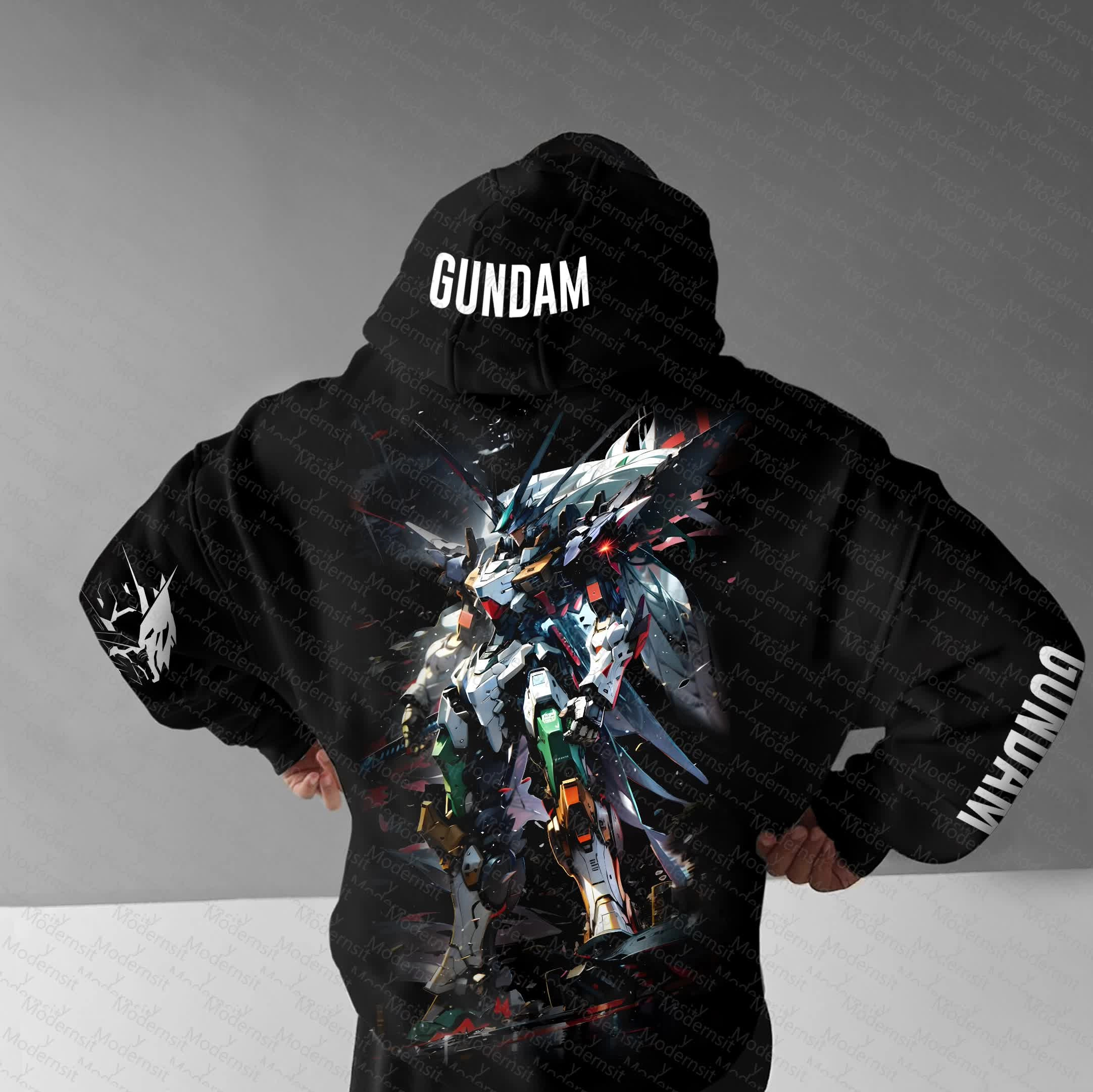 Men Women GUNDAM Anime Hoodie  - đánh giá và giá Graphic Hoodie Streetwear