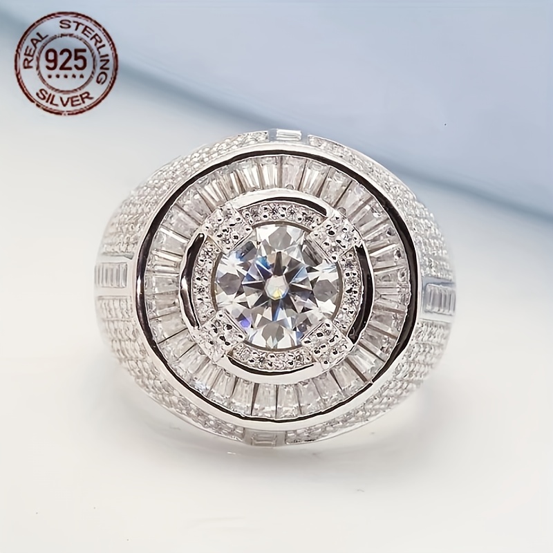 Luxury Men's Solid 925 Sterlin - đánh giá và giá Street Fashion Rings