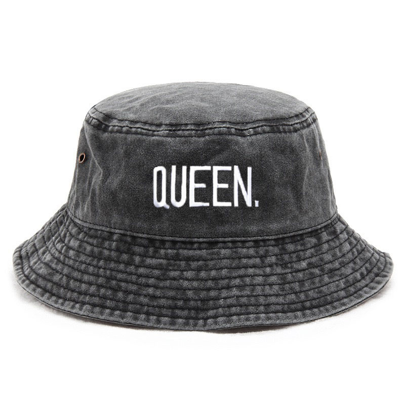 Customize Queen Washed Vintage - đánh giá và giá Bucket Hat Embroidered