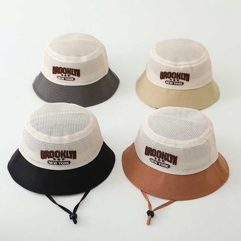Letter Embroidered Baby Sun Ha - đánh giá và giá Bucket Hat Embroidered