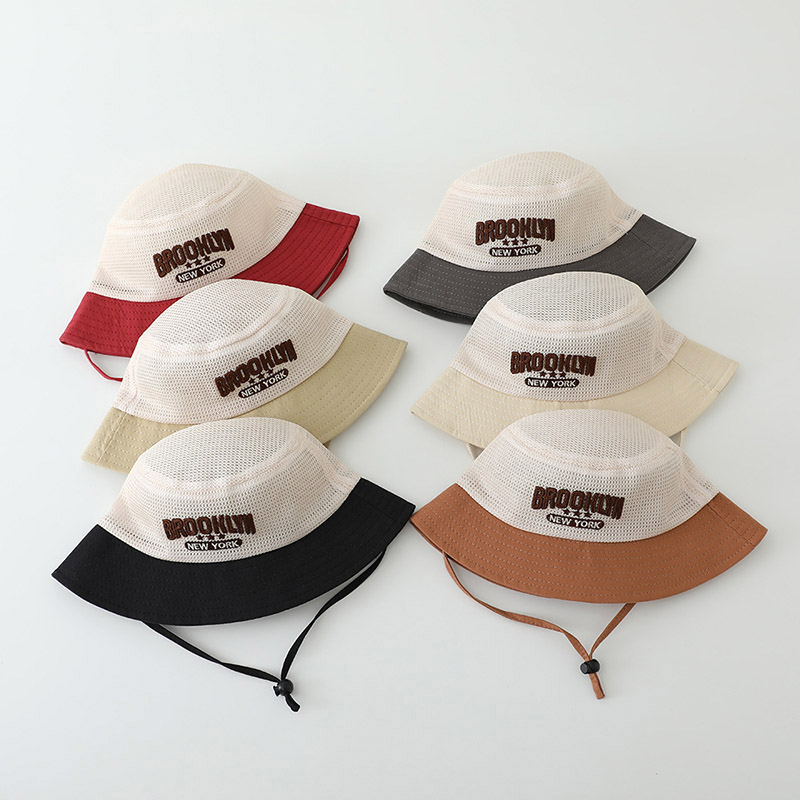 Letter Embroidered Baby Sun Ha - đánh giá và giá Bucket Hat Embroidered