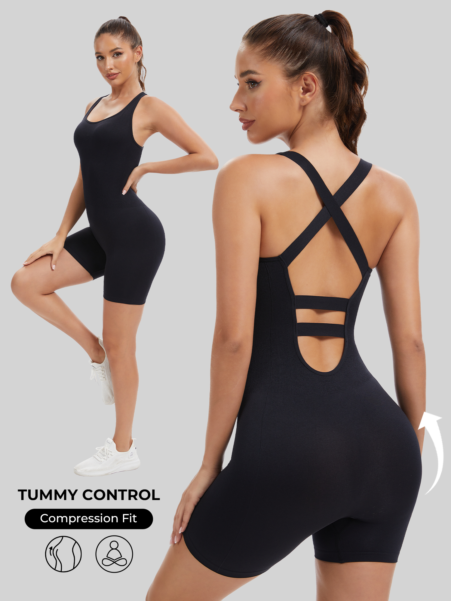 Knit Booty Lifting Bodysuit, Q - đánh giá và giá Street Fashion Blog