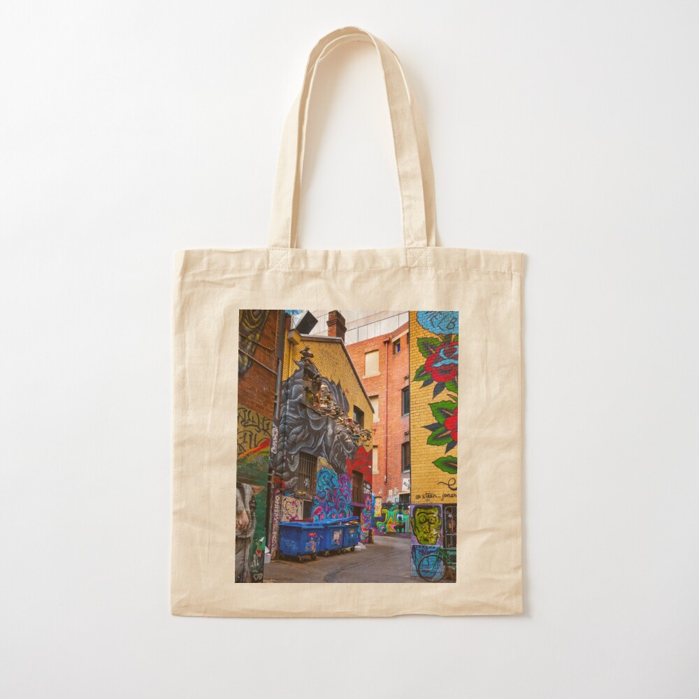 Melbourne Street Art Tote Bag  - đánh giá và giá Street Fashion Melbourne