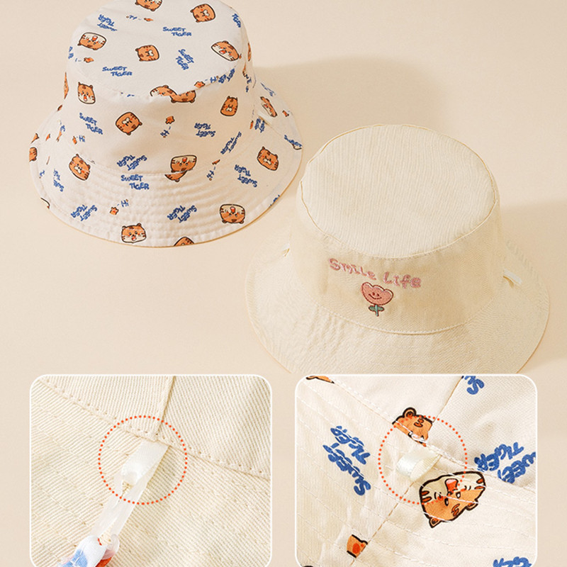 Letter Embroidered Baby Bucket - đánh giá và giá Bucket Hat Embroidered