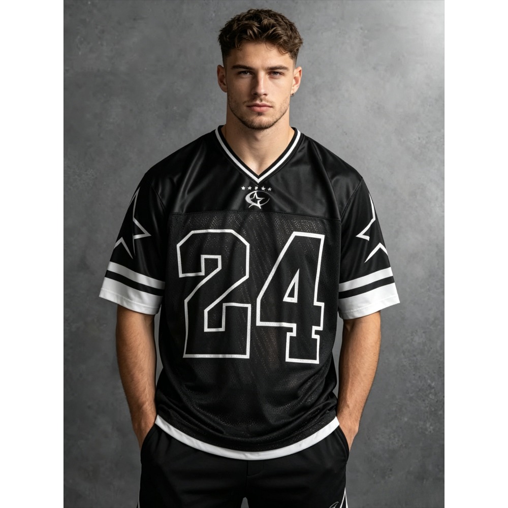 2026 Summer New Men's V-Neck T - đánh giá và giá Street Fashion Clothing