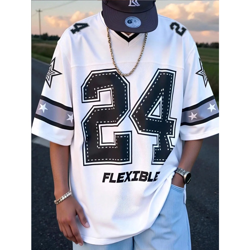 2026 Summer New Men's V-Neck T - đánh giá và giá Street Fashion Clothing