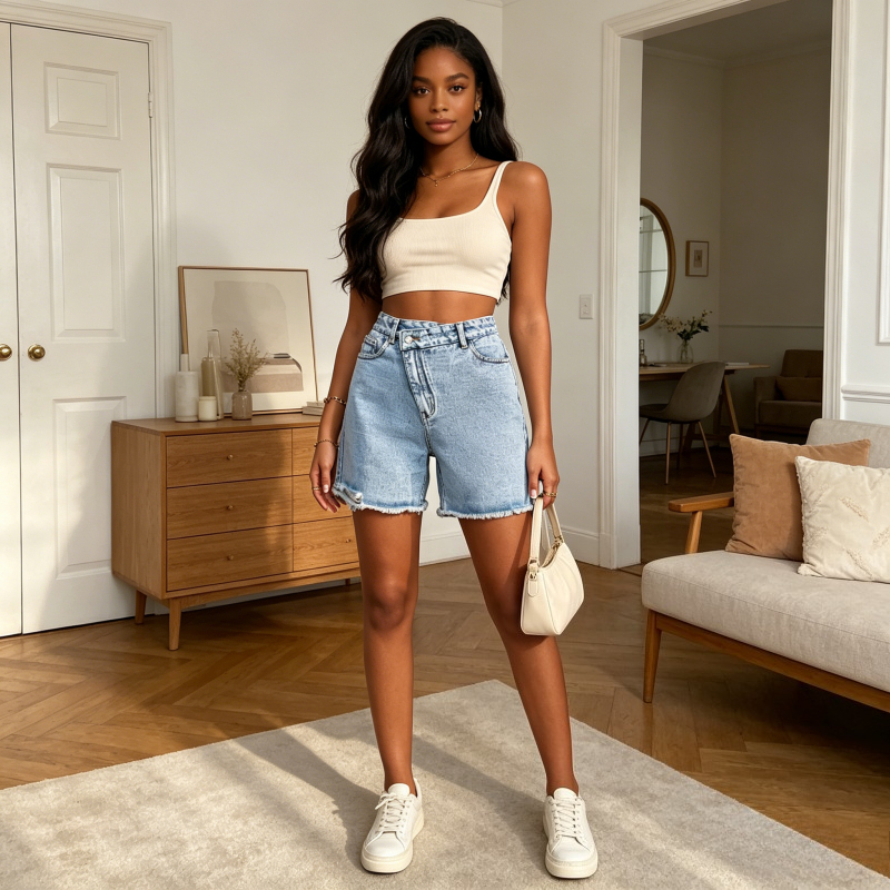 Ripped Knee Length Women Jeans - đánh giá và giá Distressed Jean Rip