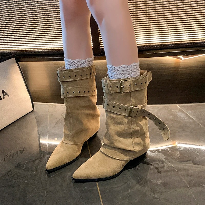 2025 Pointed Toe Women's Winte - đánh giá và giá Street Fashion Clothing