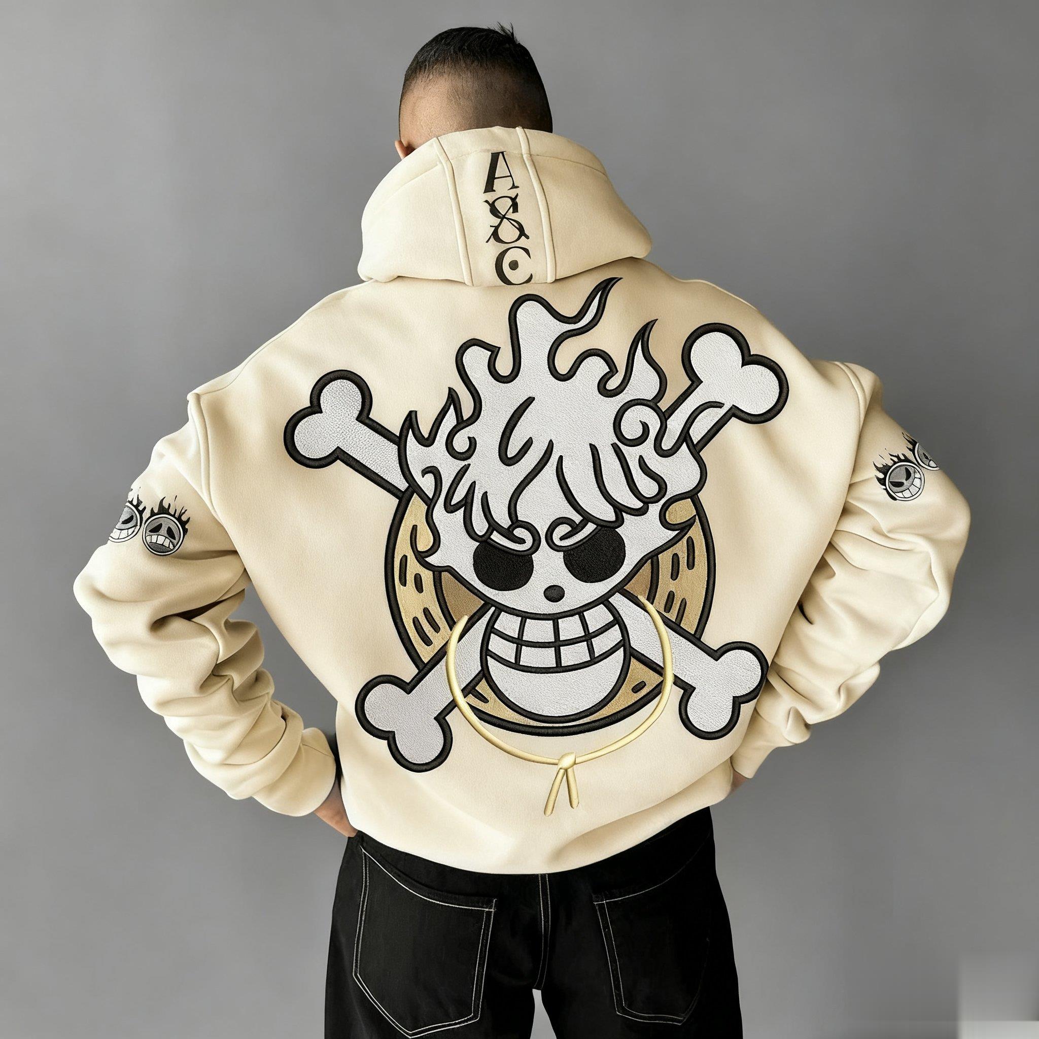 Oversized One Piece Anime Hood - đánh giá và giá Graphic Hoodie Streetwear