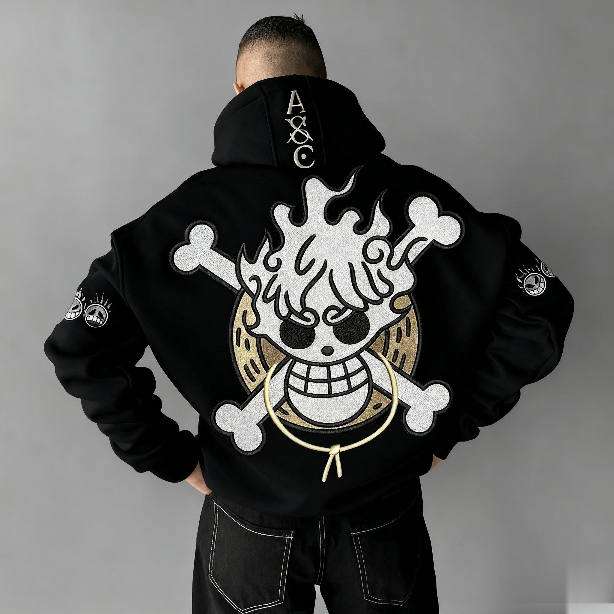 Oversized One Piece Anime Hood - đánh giá và giá Graphic Hoodie Streetwear