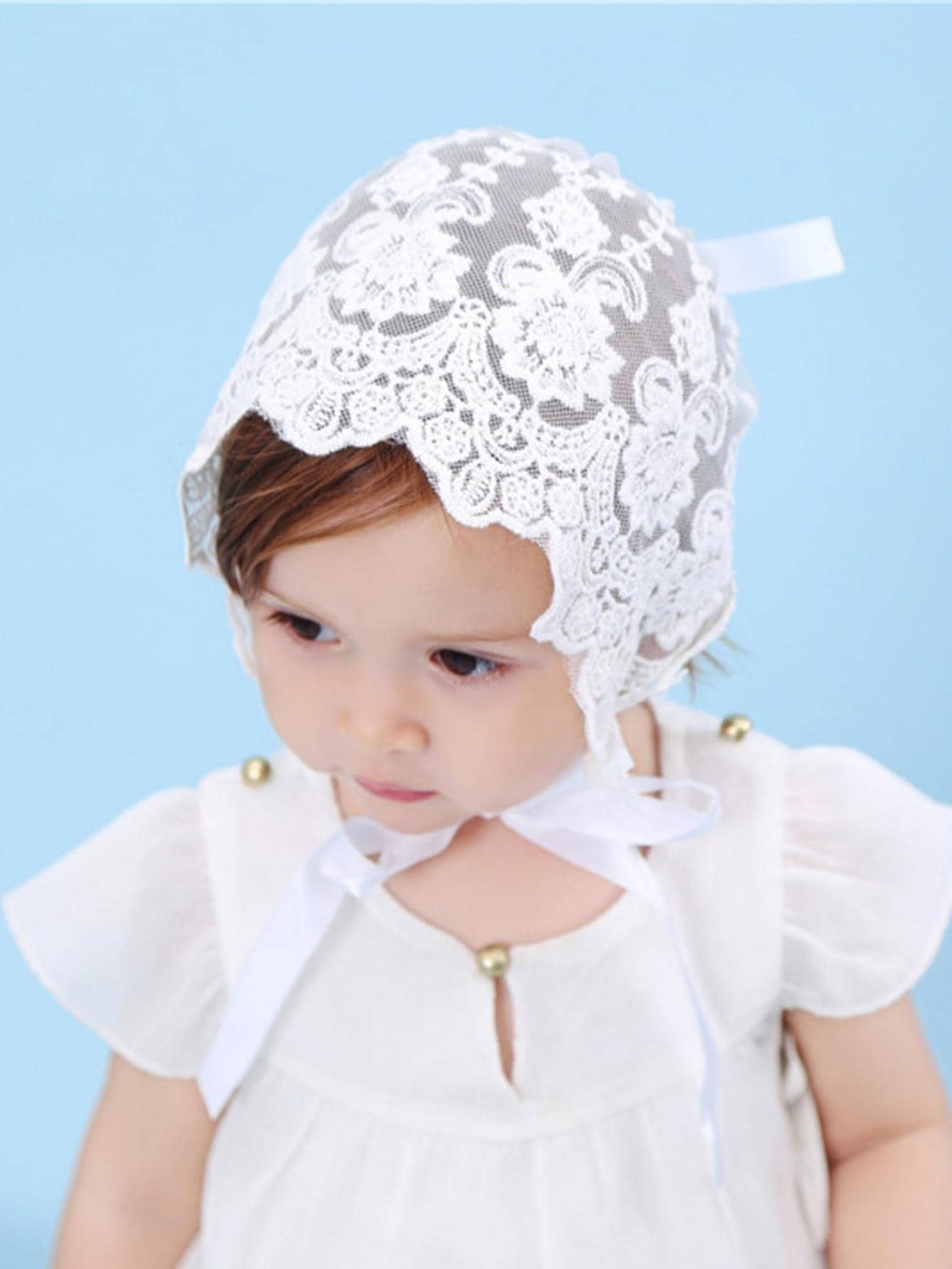 Baby Lace Brim Headband Hat He - đánh giá và giá Bucket Hat Embroidered