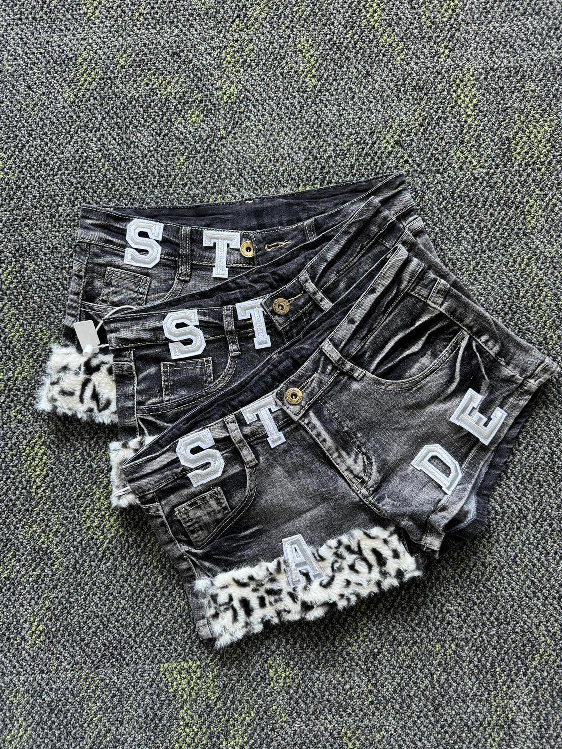 Y2k Embroidered Patch Denim Sh - đánh giá và giá Street Fashion Clothing