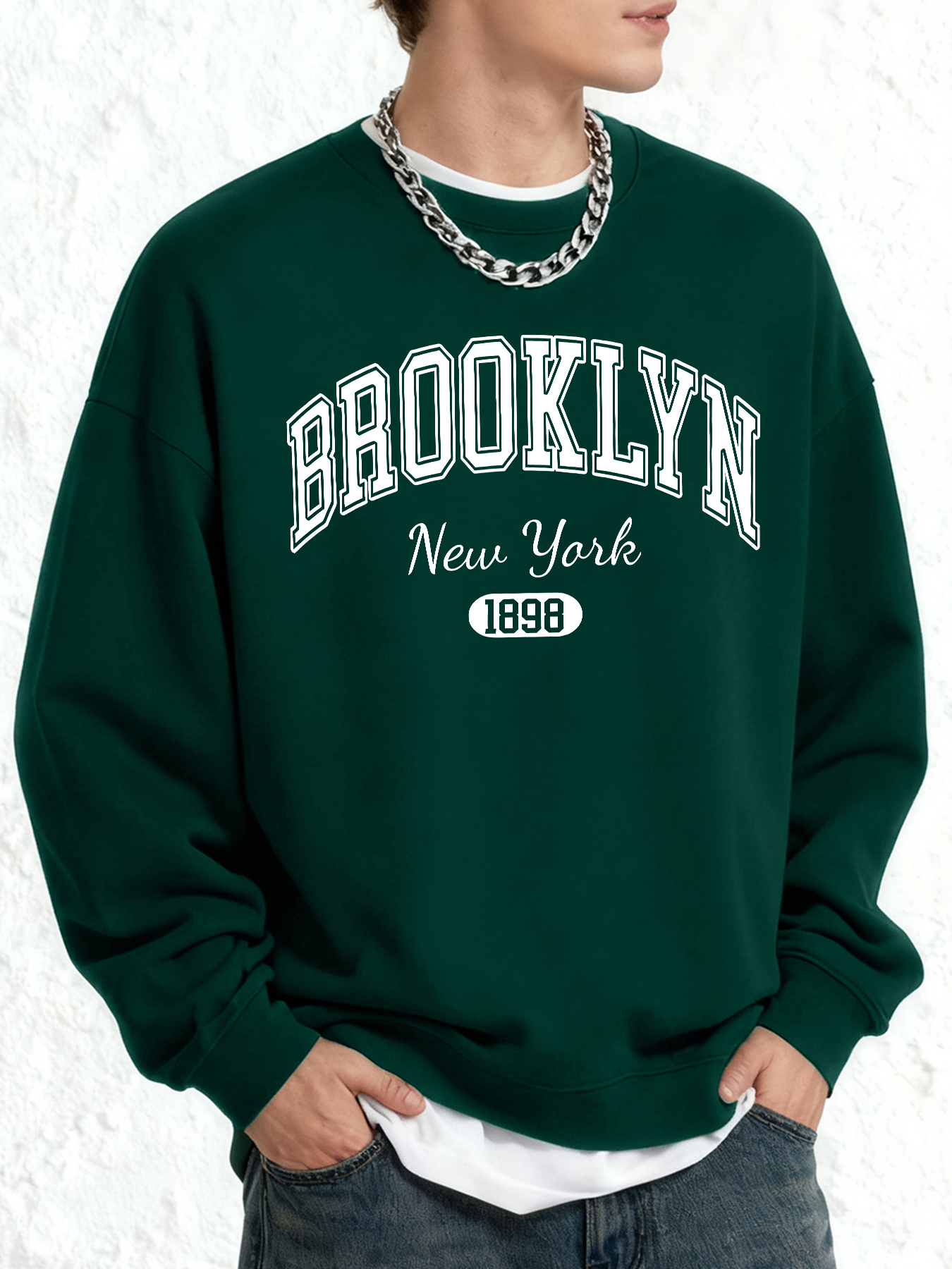 Brooklyn New York Print Men Re - đánh giá và giá High Street Fashion New York