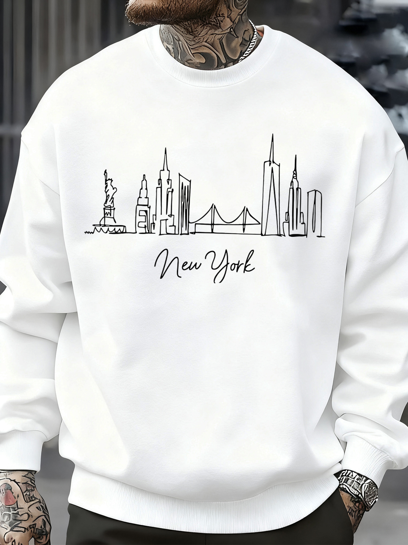 New York City Line Prints Men' - đánh giá và giá High Street Fashion New York