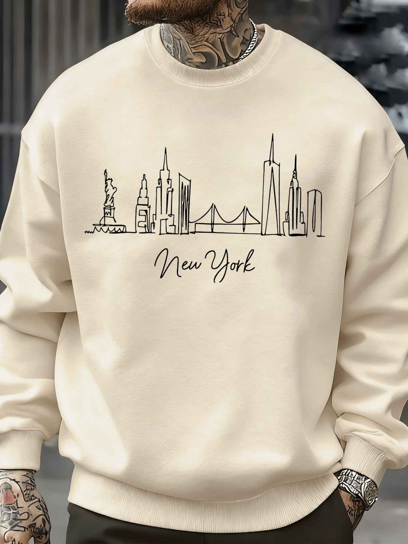 New York City Line Prints Men' - đánh giá và giá High Street Fashion New York