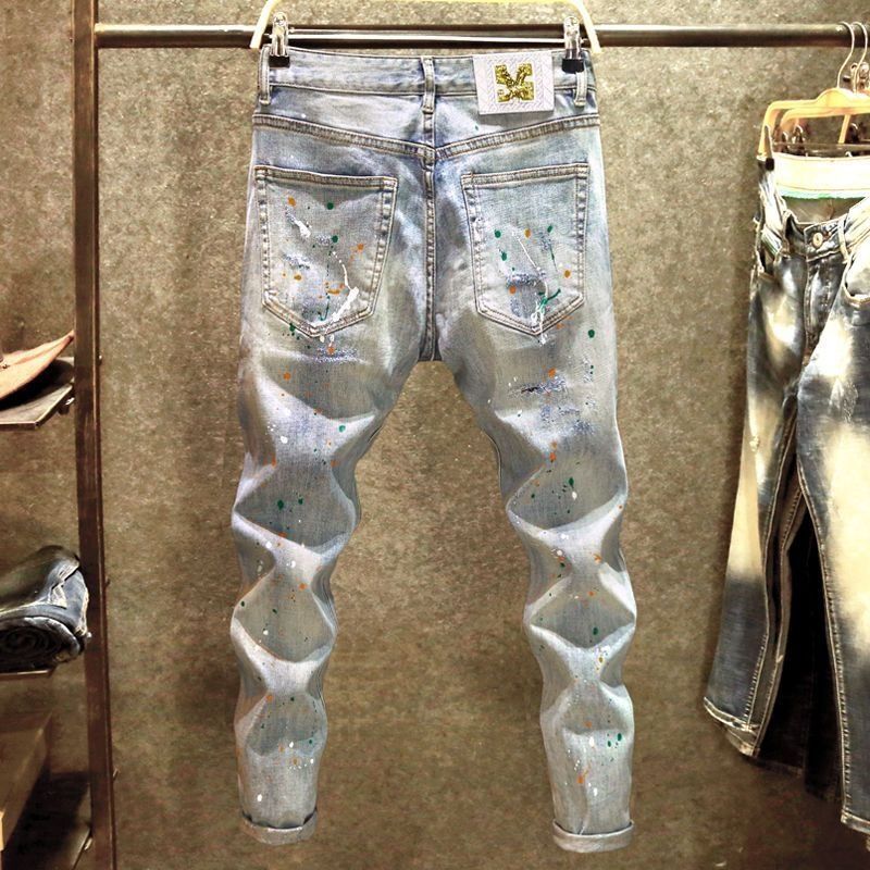 New Arrival Kpop Korean Style  - đánh giá và giá Distressed Jean Rip