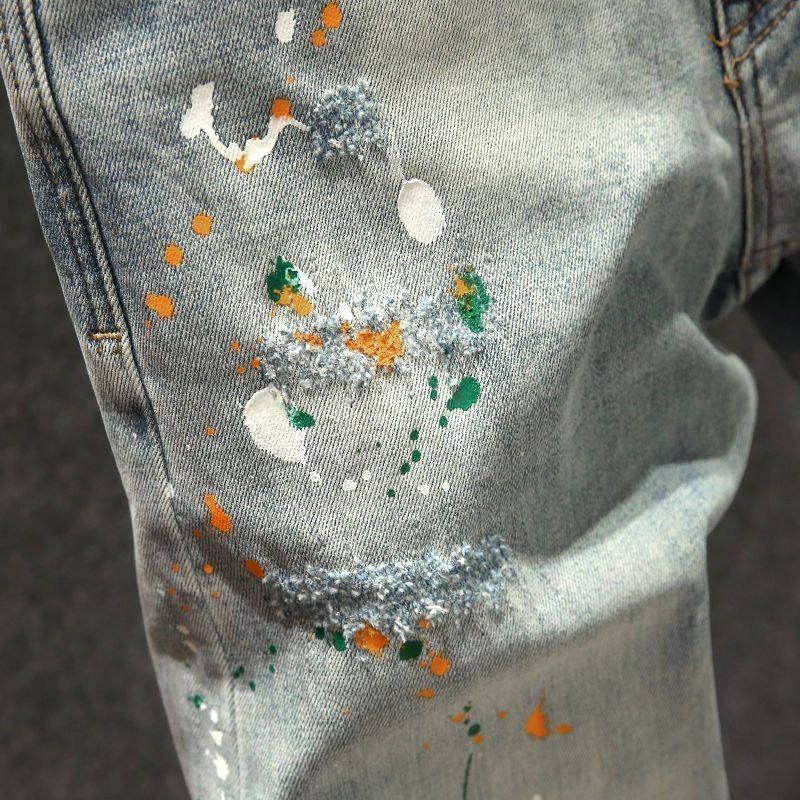 New Arrival Kpop Korean Style  - đánh giá và giá Distressed Jean Rip