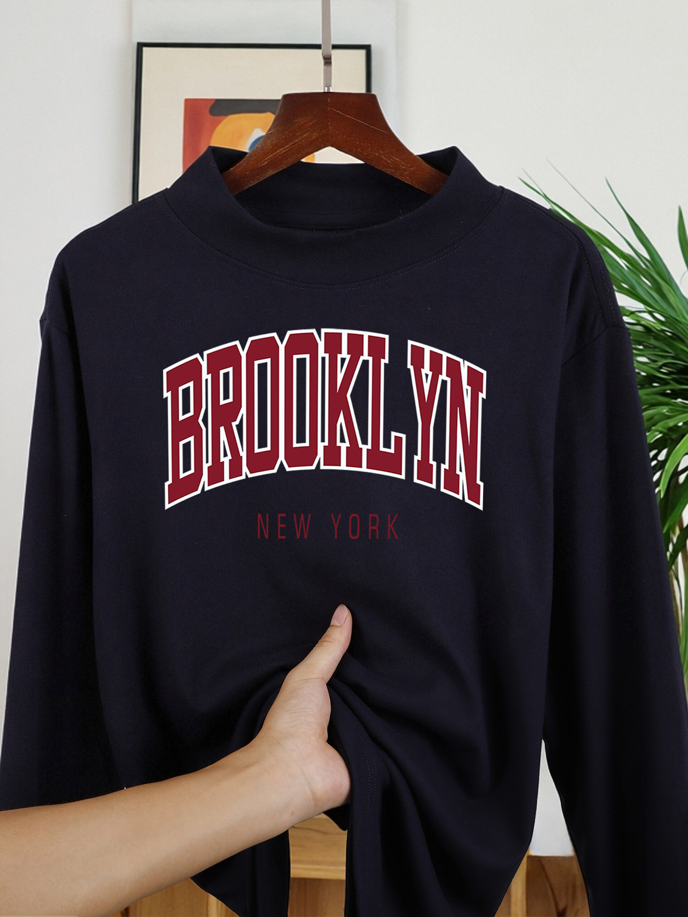 Brooklyn New York Letter Print - đánh giá và giá High Street Fashion New York