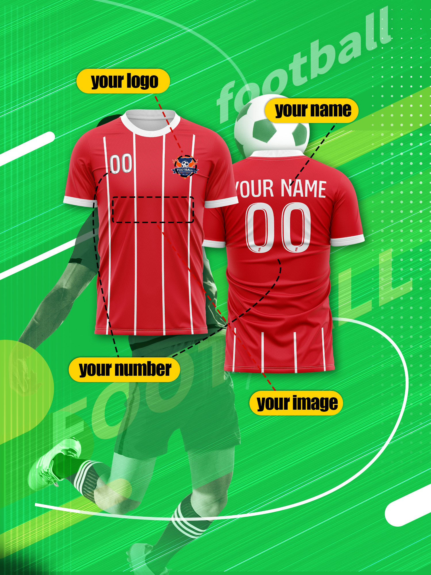 Custom Photo Name Number Socce - đánh giá và giá Street Fashion Name
