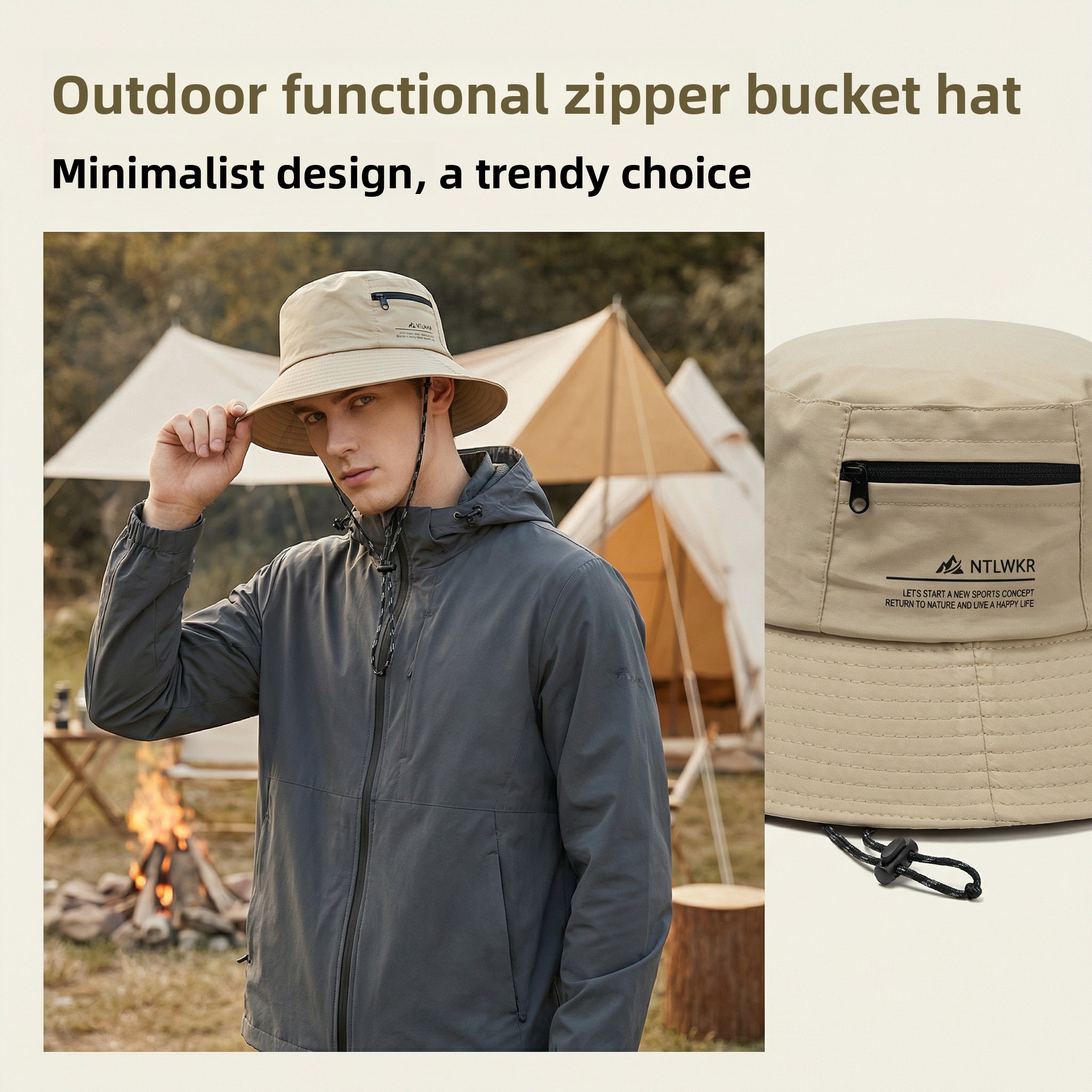 Men's Bohemian Style Sun Prote - đánh giá và giá Bucket Hat Embroidered