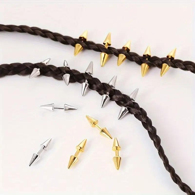 5pcs Set Spiked Hair Clips Pun - đánh giá và giá Street Fashion Rings