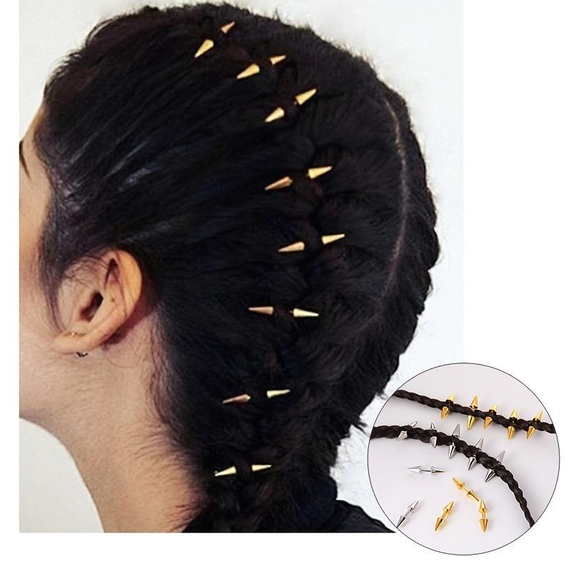 5pcs Set Spiked Hair Clips Pun - đánh giá và giá Street Fashion Rings
