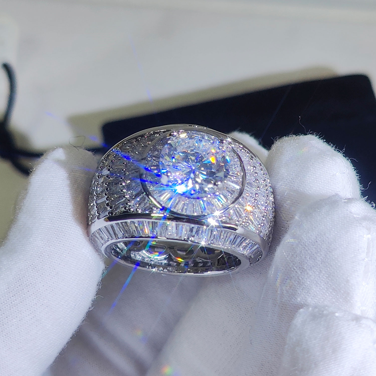 Silver/18k Gold Plated Cluster - đánh giá và giá Street Fashion Rings