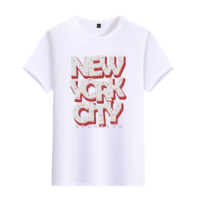 Men's Black Round-Neck Short-S - đánh giá và giá Street Style New York Fashion