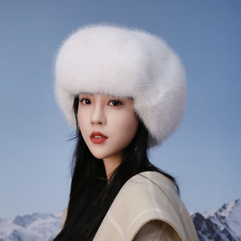 2025 New Winter Women Faux Fur - đánh giá và giá Bucket Hat Embroidered