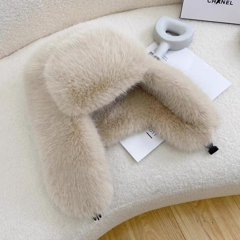 2025 New Winter Women Faux Fur - đánh giá và giá Bucket Hat Embroidered