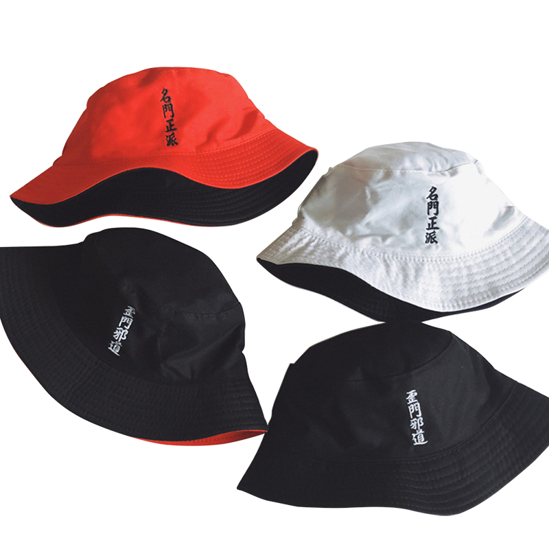 Double Sided Wear Finger Somet - đánh giá và giá Bucket Hat Embroidered
