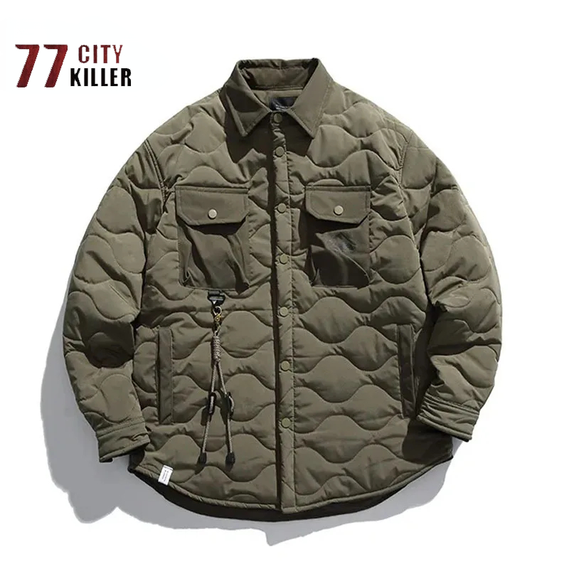 Vintage Cotton Jacket Men's Wi - đánh giá và giá Street Fashion Erkek