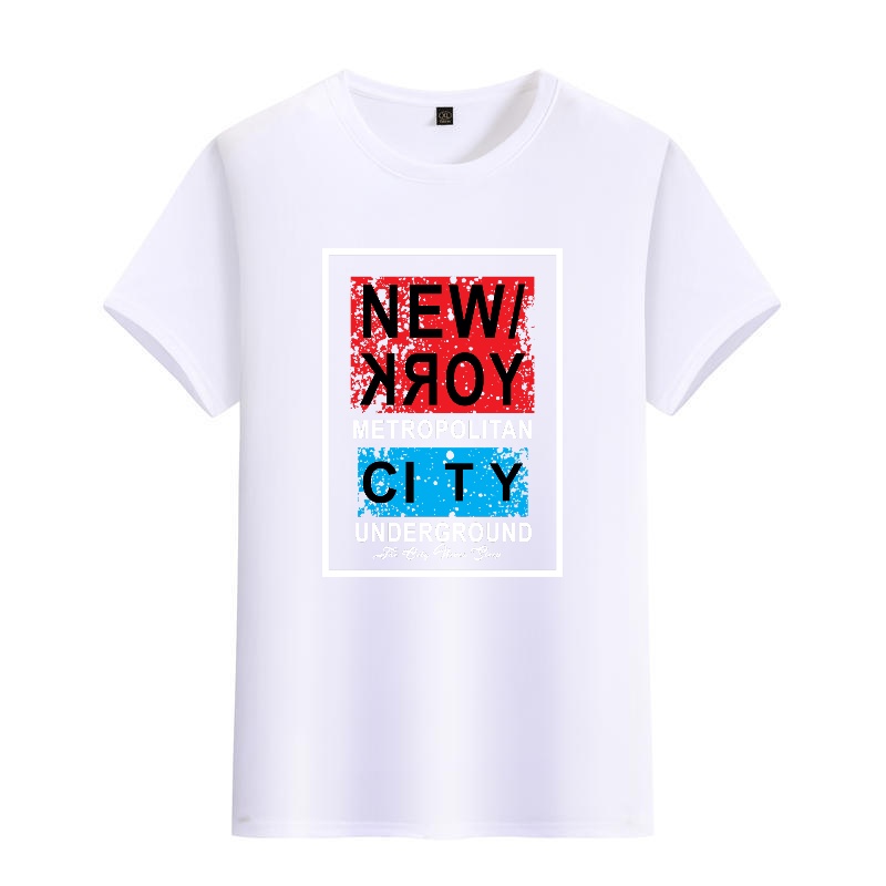 Men's Black Round-Neck Short-S - đánh giá và giá Street Style New York Fashion