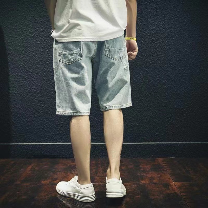 Summer Men's Denim Shorts Retr - đánh giá và giá Street Fashion Hong Kong