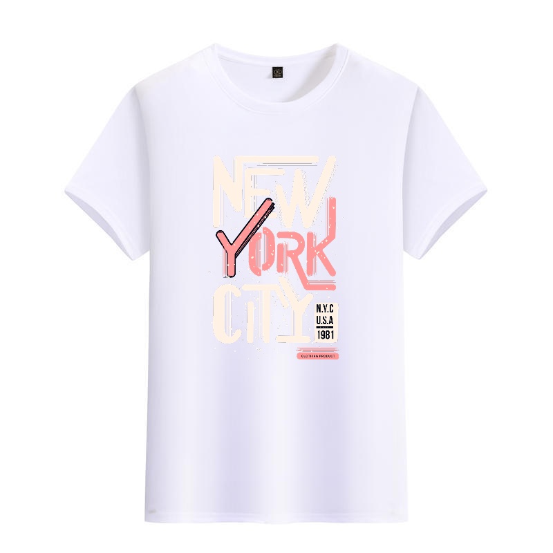 Men's Black Round-Neck Short-S - đánh giá và giá Street Style New York Fashion
