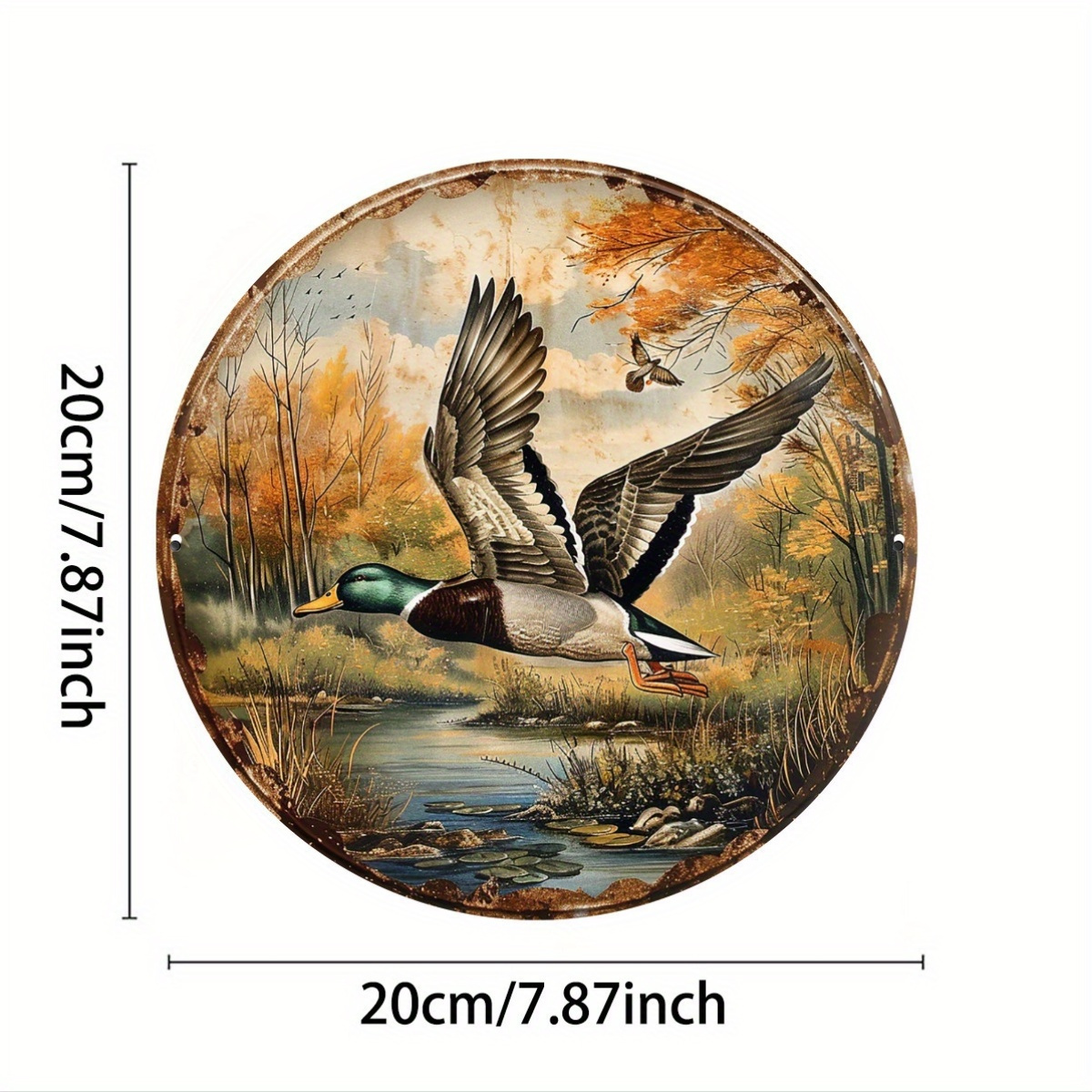 1pc, 8x8 Inch Vintage Wild Duc - đánh giá và giá Street Fashion Blog